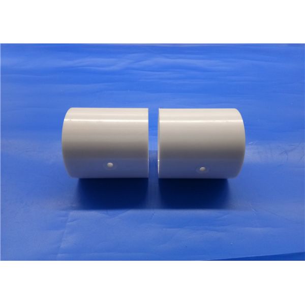 Precision Zirconia ZrO2 Ceramic Cylinde / Liner / Sleeve With High Heat Resistance