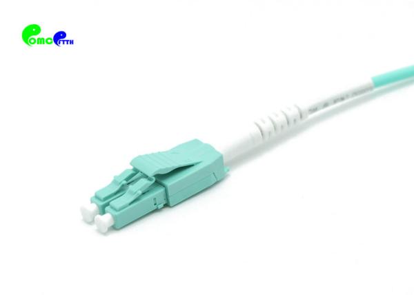 OM1/OM2/OM3/OM4/SM Dual Duplex Fiber Optic Patch Cables Polarity Switchable Uniboot LC / PC - LC / PC
