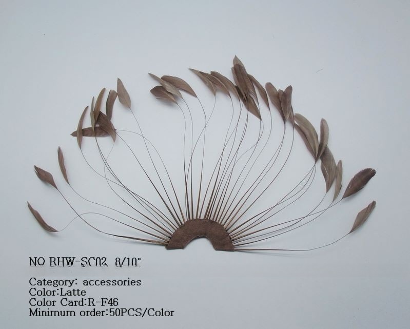 Доставки для мельниц Полосатый кокосовый перо ручной вентилятор длина 15x15 см