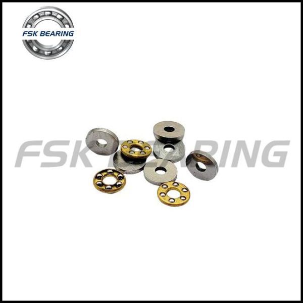 F2-6M 2x6x3mm Thrust Bearing Deep Groove Ball Bearing Stainless Steel Miniature Axial Deep Groove Ball Bearing Steel Miniature Axial