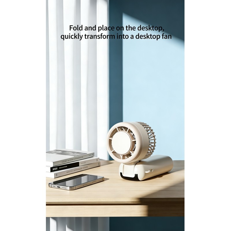 Powerful Mini Quiet Portable Fan , Handheld Personal Cooling Fan With Strong Wind