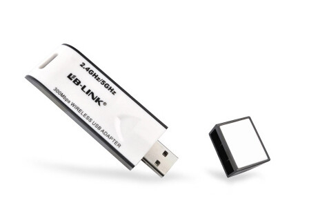 BL-3321N 300Mbps dual band USB wireless network card 、white、plastic