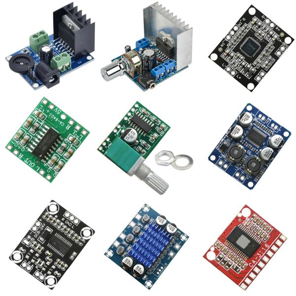 TDA7297 12V Double Channel Power Amplifier Board with 15W+15W Output and Noise-Free Design