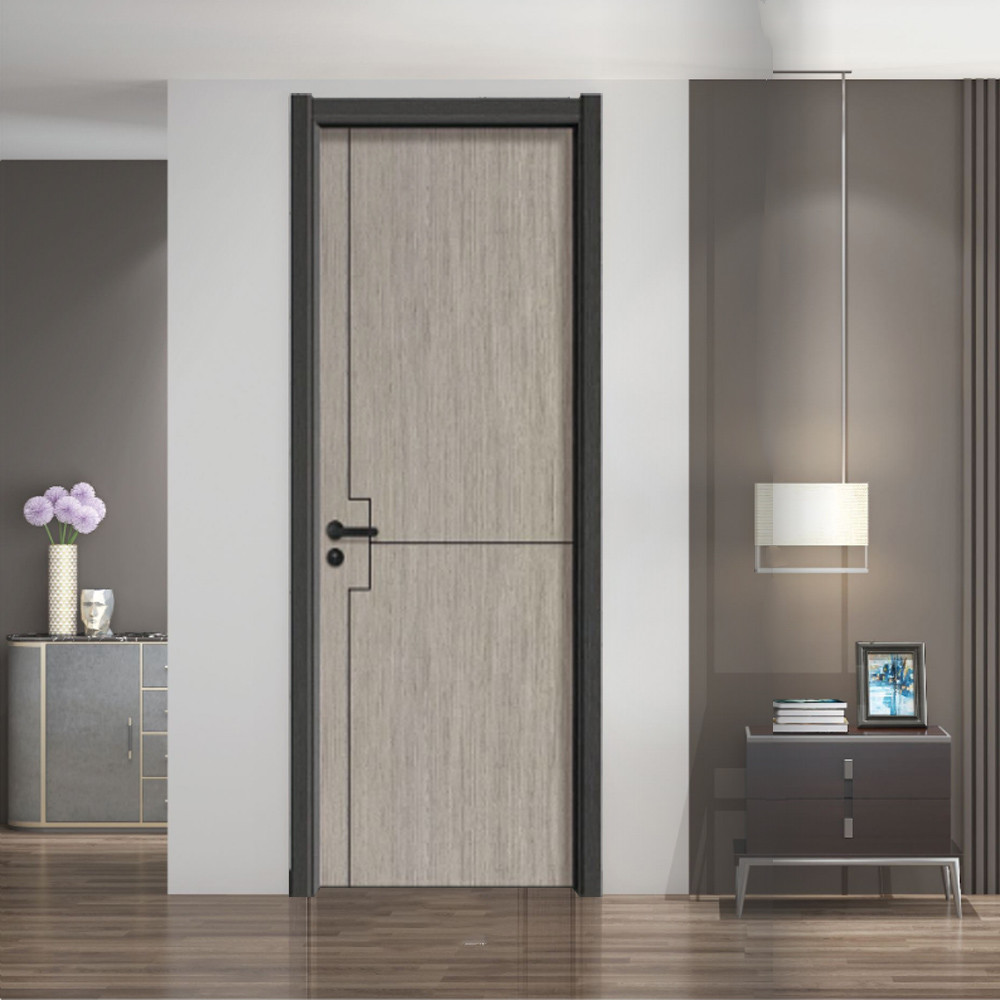 Hollow Board Wpc Door Composite Internal Room Wood Interior Doors Manufacturer Wholesale Price for Bathroom