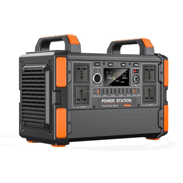LiFePO4 Battery Power Station 1200W Portable Solar Panel Power Station With MPPT Controller