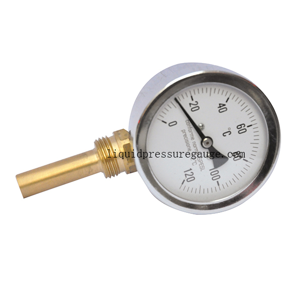 Биметаллический стержень 120C латунь биметаллического термометра 1/4 BSP 3