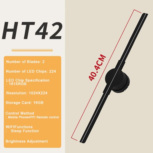 Display de publicidad de hologramas realistas Gran ventilador de hologramas 3D para centros comerciales