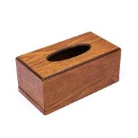 Boîte à tissus en bois, porte-papiers carré en bambou, contenant des serviettes