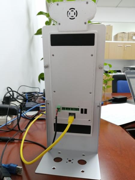 Smart Access Control Solution 8 Inch Facial Detect Body Temperature Scanning Android POE Monitor