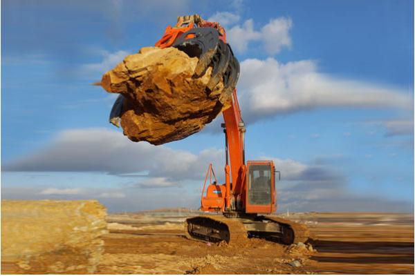 Heavy Duty Excavator Equipment Parts Dimensional Stable Performance 2500mm
