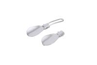 Chaussure en acier inoxydable à corne de chaussure pliable 4.7 pouces 12 cm Petite cuillère de chaussure portable