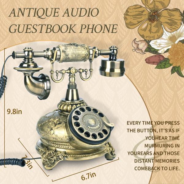 Special Message 32gb Telephone Audio Guest Book For Wedding Parties