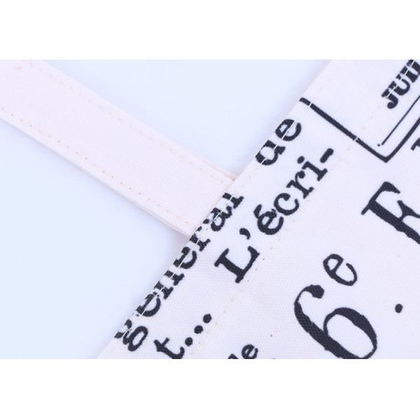 Heat Transfer Lady Canvas ECO Shopping Bags GirlsTote Cartoon Pattern Shoulder Alphabet Handbag