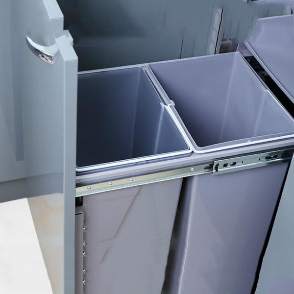 Hanging Trash Can for Kitchen Cabinet Door Cabinet Trash Can Rectangle Waste Bins