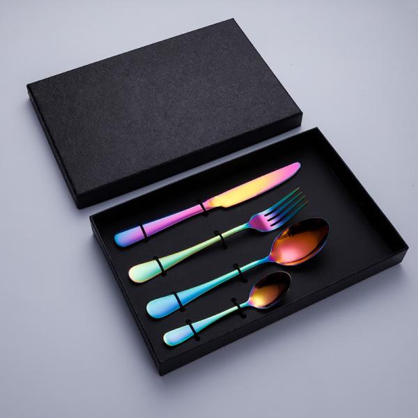 Nickel Free Family Gatherings Kitchen Flatware Sets 4Pcs Spoon Fork Knife Teaspoon