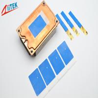 Protection en caoutchouc conductrice de silicone de la température thermique du réémetteur isofréquence 2,0 W/m-K pour LED TV/rivage 00 lampes 35 de Mener-Lit