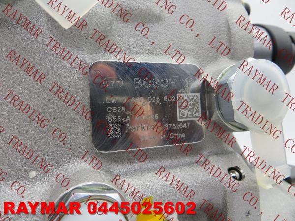 BOSCH Genuine common rail fuel pump 0445025601, 0445025602 for Caterpillar 3752647, 375-2647, Perkins T410930
