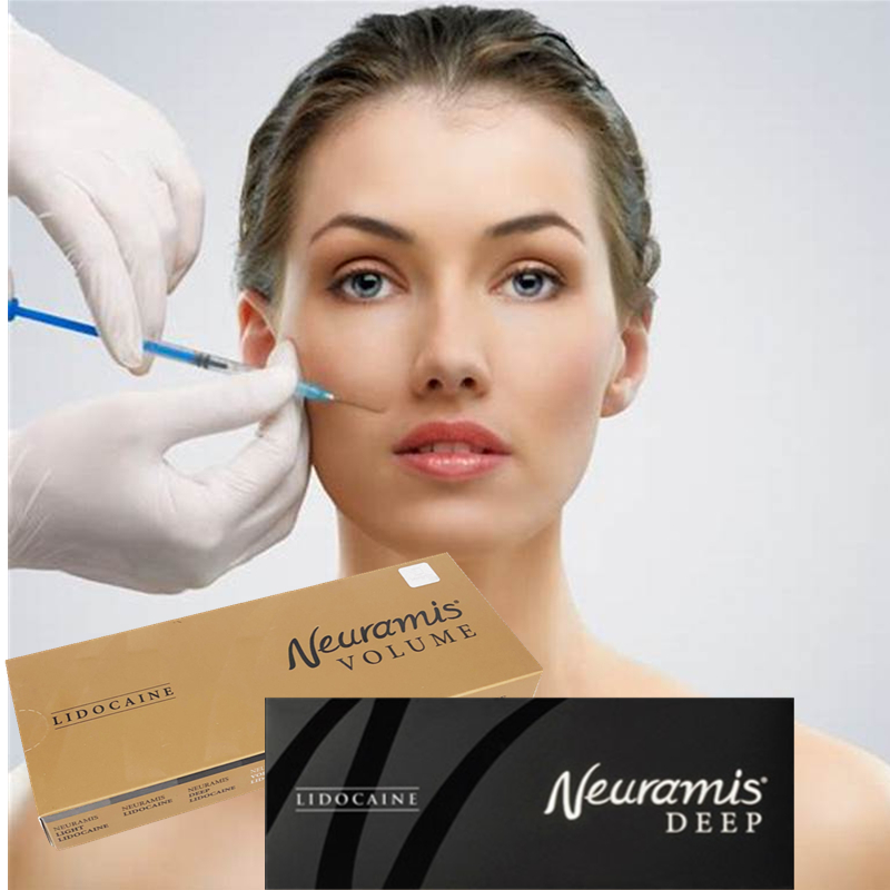 Морщинки стирая Hyaluronic кислоту для линий глубокого заполнителя шеи тома Neuramis для губ