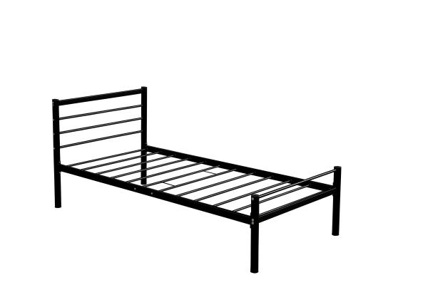 Modern Metal Simple King Size Iron Bed Durable Powder Coating Finish 11.5kg
