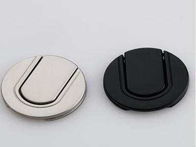 Brush Brass Hidden Drawer Pulls Kitchen Cabinet Knobs / Closet  Square ring Pulls  Furniture Fittings