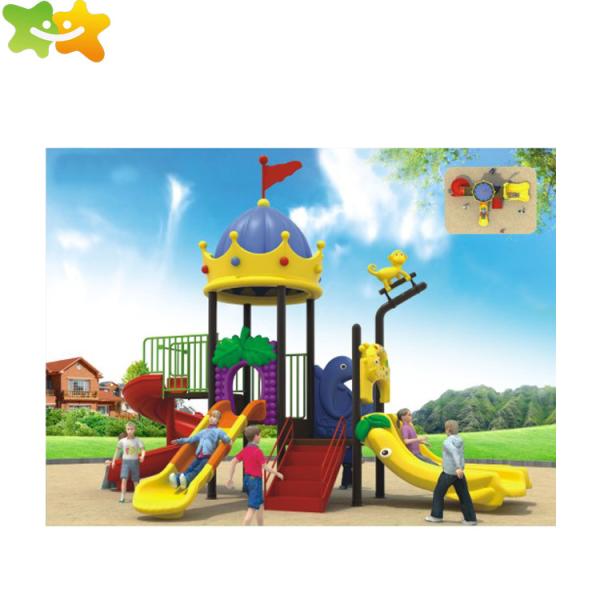 Garden Backyard Plastic Playground Slide Outdoor Children'S Plastic Swing Slide