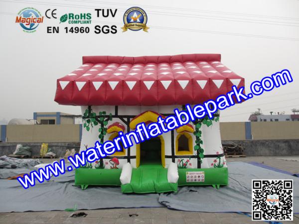 Backyard Inflatable Bouncy Castle Kids / Outdoor Bounce House