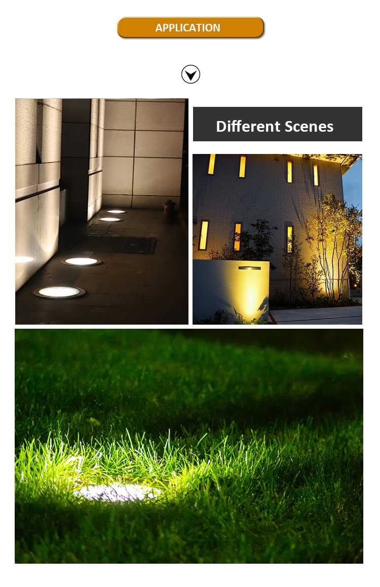 9 Вт подпольный светодиодный путь IP67 светодиодные ландшафтные скважины