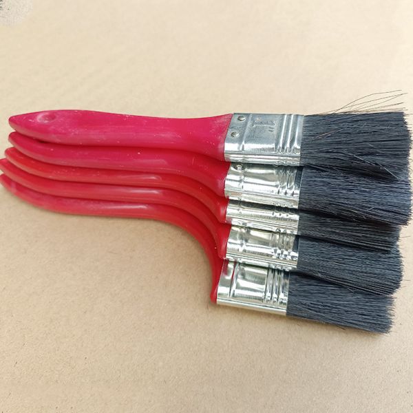 Simple Style Red Wooden Handle Wall Plastic Paint Brush 30-Day Return refunds Offered