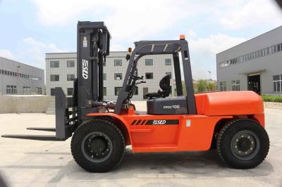 Hydraulic Transmission Fork Positioner Diesel Forklift Truck With ISUZU Engine