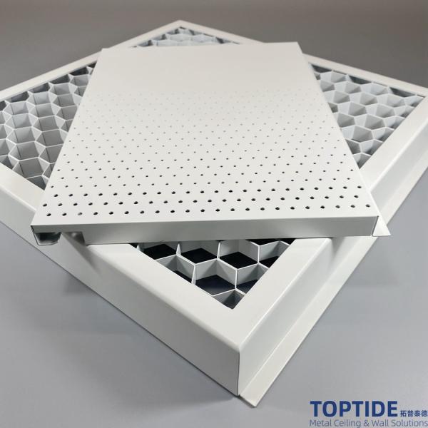 PVDF Interior / Exterior Aluminium Decorative Panel Laser Cutting Metal Wall Ceiling Covering Tiles