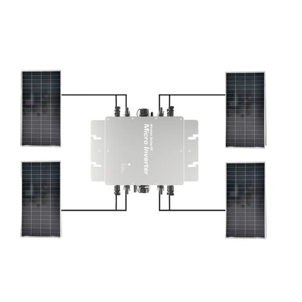 Photovoltaic Micro Inverter Solar System 230V 2000w Solar Grid Tie Inverter