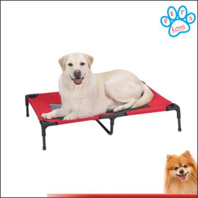 elevated dog bed for large dogs Steel-Framed Bed Cot with Knitted Fabric China Factory
