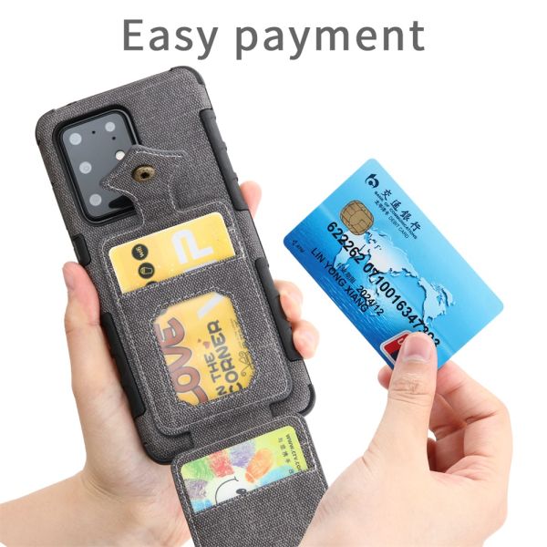 Случай телефона роскошных неподдельных случаев Samsung защитных многофункциональный кожаный