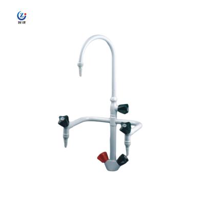 Triple Outlet Laboratório Sink Tap resistente à corrosão 360 graus Rotate Faucet de laboratório