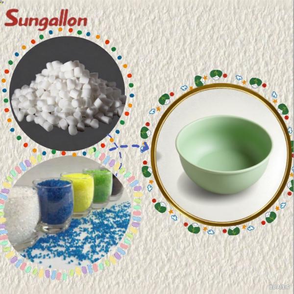 Particules de TPE de qualité supérieure en bocal Matériau brut non toxique anti-gouttes Granules thermoplastiques résistants à l'usure pour ustensiles de table en gros