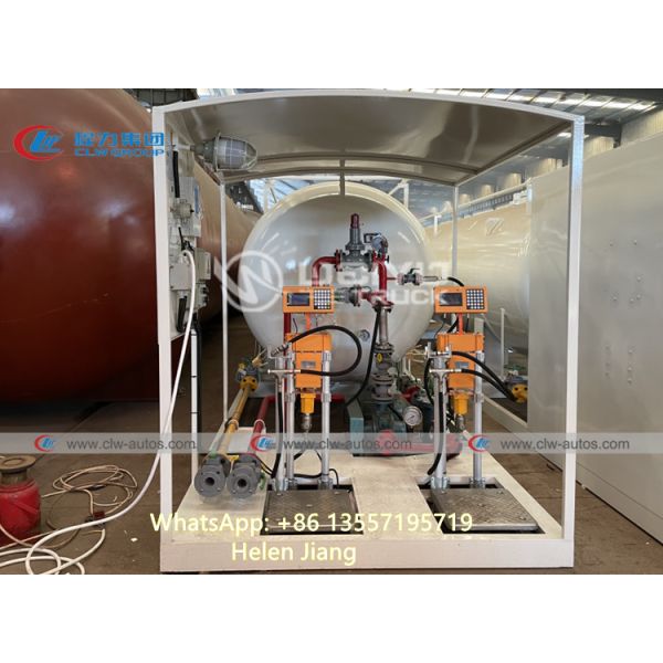 Скид ASME 20cbm 10MT установил газ LPG Refilling завод