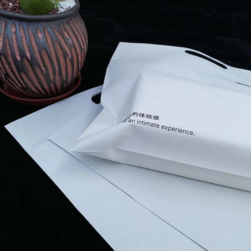 Luxury HDPE & PE Printed Shopping Hand Bag Eco-Friendly Boutique Clothing Bags for Business & Exhibition Use