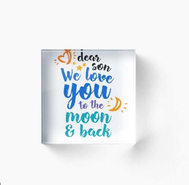 Solid Acrylic Block Custom Photo Gift Personalized UV Photo Print Block Square