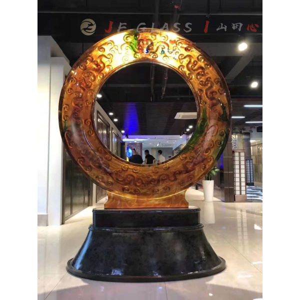 15mm Sand Carved Glass