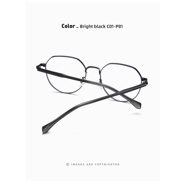 Голубой светлый преграждая год сбора винограда стекел металла ацетата вокруг анти- голубого Eyewear Рэй