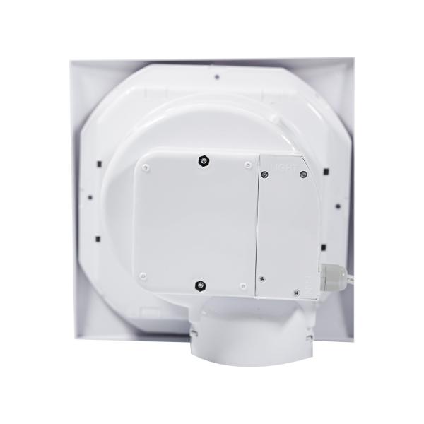 23-65 Plastic Square Bathroom Exhaust Fan Customized 5 Inch 6 Inch Silent Ventilation