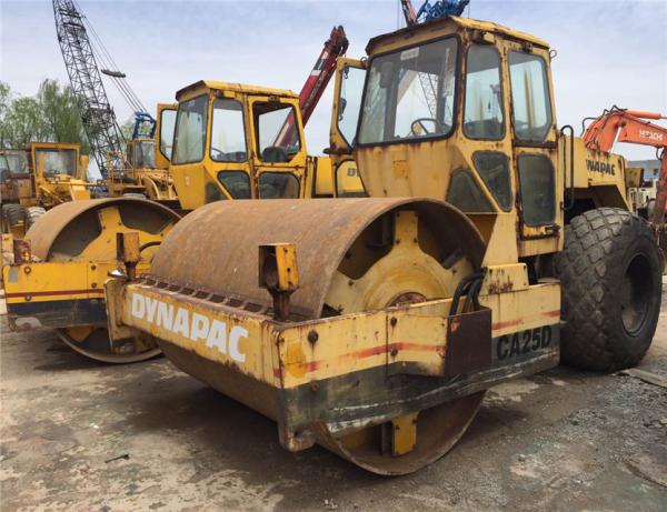 used dynapac road roller ca25d/ca251d with strong drum/ ca25d with sheepbag road roller