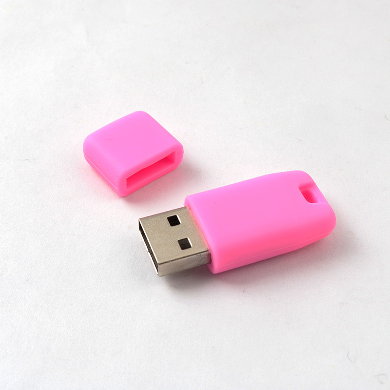 Usb 2D силикона изготовленный на заказ напечатанный управляет прессформой USB 2,0 70MB/s 512GB открытой