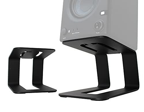 O alto-falante de mesa de metal revestido com pó oferece uma experiência de áudio melhorada