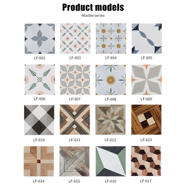 Waterproof Self Adhesive Vinyl Flooring with 3 Years Warranty and 62 Pieces per Carton for Indoor Use