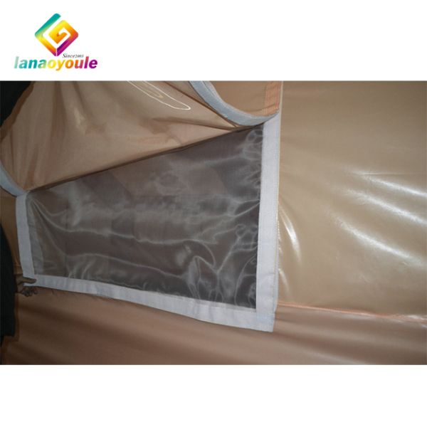 White Red Pvc Blow Up Event Shelter , Moveable Temporary Outdoor Shelter