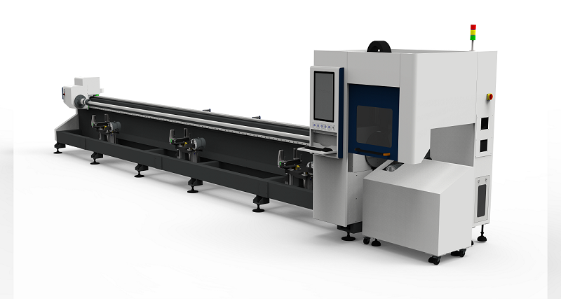 Water Cooling Tube Cutting Machines Side Mounted Lathe Follow Up Support