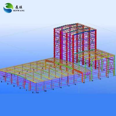 Construction de bâtiments en acier soudé, bâtiments de bureaux