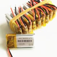 381220 3,7V 60mAh Bateria LiPo Bateria recarregável de lítio 1C