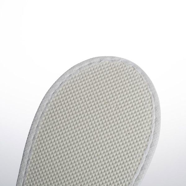 Plain 27cm*10.0cm 28cm*10.5cm Non Woven Disposable Hotel Slippers